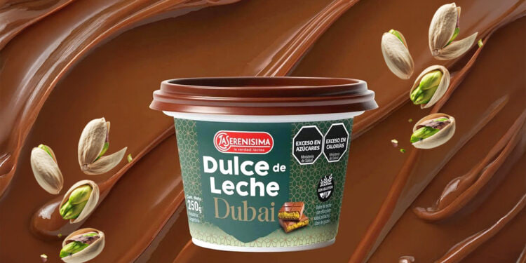 La Serenísima lanzó su dulce de leche “Dubái” sabor pistacho y sorprendió al mercado&nbsp;argentino